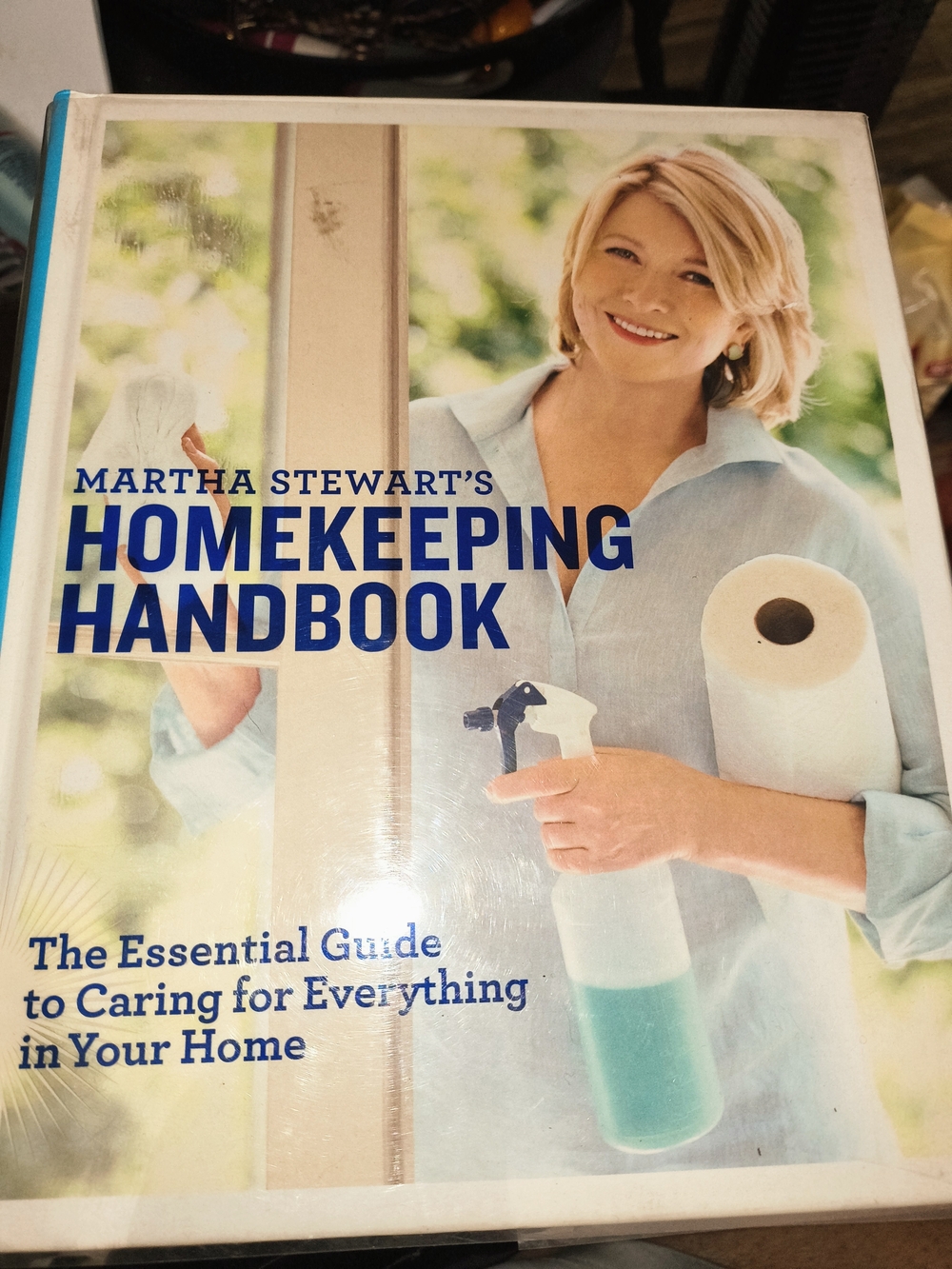 Martha Stewart Homekeeping Handbook 1st Edition - Light Blue and White Cover